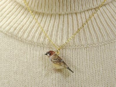 Amazon スズメ ペンダント ネックレス 通販