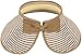 TAUT Women's Roll up Wide Brim Straw Hat Visor With Bow