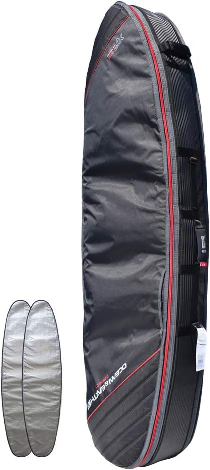 Ocean and Earth Triple Compact Fish Cover Surfboard Bag