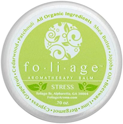 Aromatherapy Balm - Improves Stress - 100% Organic - Essential Oils of Lime, Bergamot, Cypress - Functional, Intoxicatingly Scented, Ultra-convenient, &amp; Travel Friendly
