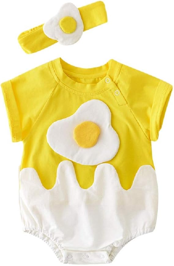 egg baby romper