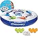 Discovery Kids Inflatable Target Toss Floating Pool Game with 10 Balls and Tether Rope, for Swimming Pools, Summer Parties, Lawn and Beach Games