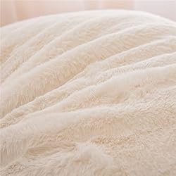 Holawakaka Standard Faux Fur Bed Rest Pillow with