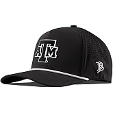 Branded Bills Vintage Texas A&amp;M Block 5 Panel Rope Hat for Men | Texas Aggies ATM Vintage Team logo PVC patch, moisture-wicking sweatband, breathable, Baseball Cap