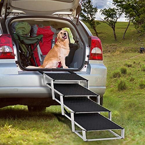 Dog Ramp, Extra Wide Dog Car Stair for Large Dogs,Dog Ramp for Car,Pet