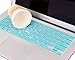 MOSISO Silicone Keyboard Cover Compatible with MacBook Air 13 inch A1466 A1369 2010-2017&Compatible with MacBook Pro 13/15 inch (with/Without Retina Display, 2015 or Older Version), Hot Blue