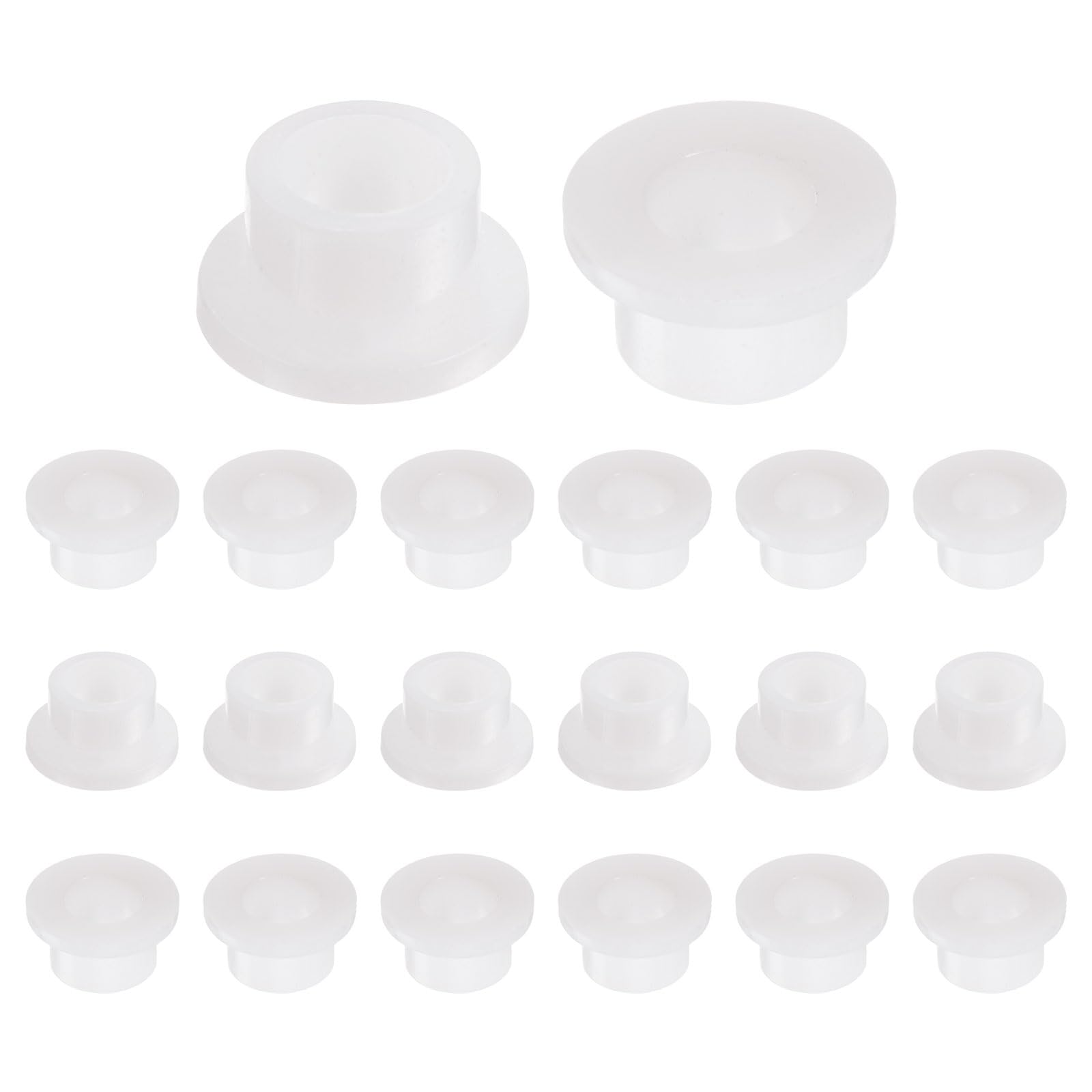 uxcell 20pcs Flanged Sleeve Bearings Plastic