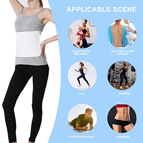 Abdominal Binder Post Surgery for Men and Women, Postpartum Tummy Tuck Belt Provides Slimming
