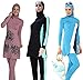 YEESAM Muslim Swimsuit Islamic Full Cover Modest Swimwear Beachwear Burkini
