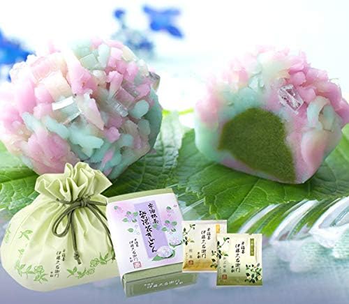 Amazon 伊藤久右衛門 父の日 プレゼント 宇治抹茶 紫陽花 あじさい きんとん お茶 巾着セット 京都 宇治茶 伊藤久右衛門 洋菓子ギフト 通販