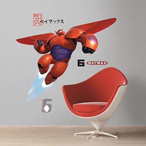 Defonia Baymax Big Hero 6 Giant Wall Decals Bedroom Robot Room Decor Stickers New