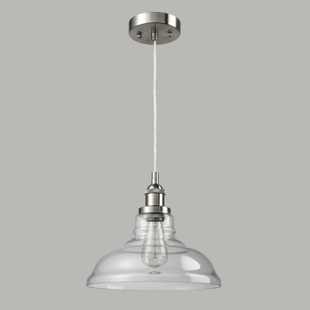 CLAXY Ecopower Foyer Clear Glass Dining Pendant Lighting: Home Improvement