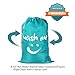 Wimaha Extra Large Laundry Bag Durable Handy Travel Fabric Polyester Storage Bag with Drawstring Cord Lock Closure for Blouse, Hosiery, Underwear, Delicates, Garment, Shirts, Stocking Socks, Teal