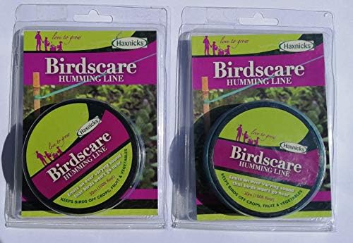 The Gardeners Shop UK Birdscare Humming Line - Bird, Rabbit and Other Pest Deterrent - 30m Per Reel (2 Pack)