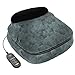 Shiatsu Foot and Back Massager with Soft Fabric Outer Shell by Gideon Transforms into a Seat Back Massager Via The Dual Purpose Convertible Design Adds More Comfort with The Cozy Foot and Toe Warmer