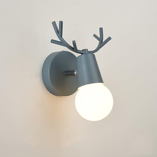 Nordic Eisen Wandleuchten Moderne Minimalistische Led Holz Lampe Mini Wohnzimmer Studie Schlafzimmer Kleine Wandleuchte Postmodern Korridor Studio Nachtwand Color Blue Amazon De Beleuchtung