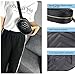 ZORFIN Quilted Fanny Pack for Women Fashion Wasit Bag with Two Belts