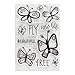 Illustrated Faith - Clear Stamps - Fly Free Butterfly