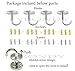 FYTRONDY Stainless Steel Screws Mount Ceiling Hooks, Coat Hanger (2 INCH, 4 Pack)