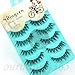 HOT A20G 5 Pairs IN GREEN BOX HANDMADE MESSY CROSS FASHION False Eyelashes CUTE CHARMING eye Lashes