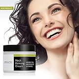 YEOUTH Neck Cream for Firming, Anti Aging Wrinkle Cream Moisturizer, Skin Tightening, Helps Double Chin, Turkey Neck Tightener, Repair Crepe Skin with Green Tea, Argireline, Vitamin C - GUARANTEED