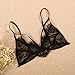 Underwear,toraway Women Black Lace Bandage Vest Lingerie Bra Top (X-Large, Black)