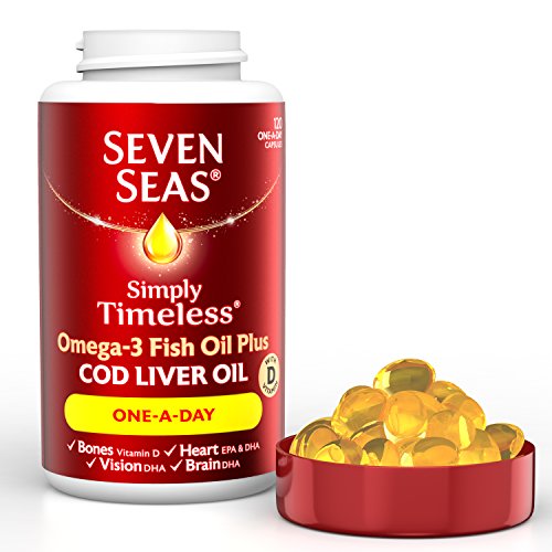 Seven Seas Pure Cod Liver Oil 120 capsules Buy Online in KSA. Beauty