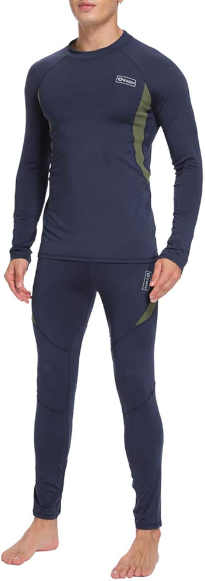 UNIQUEBELLA Mens Thermal Underwear, Thermal Base Layer Thermal Bottom
