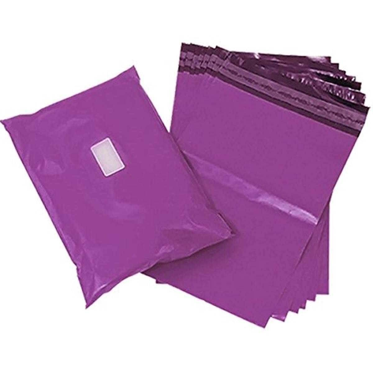 Triplast 10 x 14-Inch Plastic Mailing Postal Bag - Purple (Pack of 100)