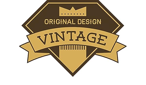 Amazon.com: Vintage Golden Brown Limited Edition Cartoon Logo Icon ...