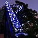 Solar Rope Lights,Oak Leaf 41ft Waterproof 100 LED Outdoor String Lights with PVC Tube Cover,Black,Yellow, Green,Blue and Purple