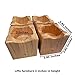 Tomokazu Northpoint Solid Wood Sofa, Table, Bed Riser, and Furniture Lifter (Set of 4, Lifts 2 Inches)