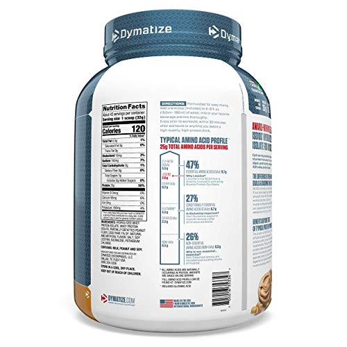 Dymatize ISO100 Hydrolyzed Protein Powder, 100 Whey Isolate Protein