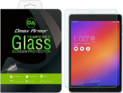 Asus Zenpad Z10 Screen Protector, Dmax Armor [Tempered Glass] 0.3mm 9H Hardness, Anti-Scratch, Anti-Fingerprint, Bubble Free, Ultra-clear