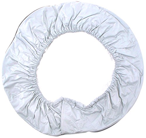 Classic Accessories 75100 OverDrive Custom Fit Spare Tire Cover, White, 21" - 22"
