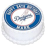 Los Angeles Dodgers Edible Image Cake Topper