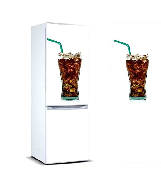 Pegatinas Vinilo para Frigorífico Vaso Cocacola | Varias Medidas ...