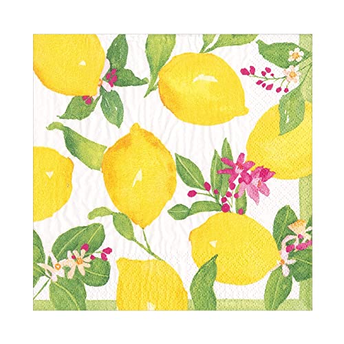 Caspari Limoncello Luncheon Napkins - 20 Per Package at Amazon