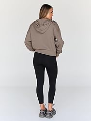Trendy Queen Hoodies for Women Full Zip Up Cropped