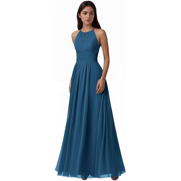 bridesmaid dresses chichester Forest Green Bridesmaid Dress Chiffon Size Large
