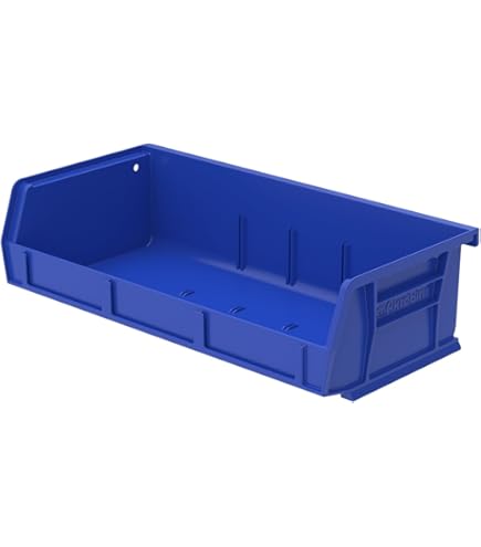 Hudson Exchange Stapelbare Aufbewahrungsbox – 24,9 X 15,2 X 12,7 Cm, Steinfarben | Mit Griffen & Zum Hängen