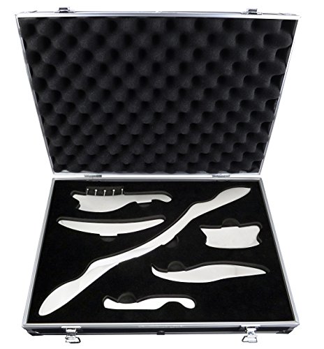Professional set of 6 pieces medical grade stainless steel gua sh…