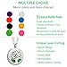 Tree of Life Aromatherapy Essential Oil Diffuser Necklace - 316L Stainless Steel Locket Pendant Perfume Jewelry - for Women,Girl,Wife Gift with Elegant Box By Jenia