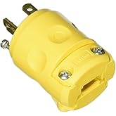 Leviton Grounding Plug, 20 Amp, 250 Volt, 620PV, Yellow