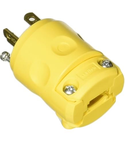 Presa Industriale Leviton 20A 250V - Singola, NEMA 6-20R, Colore Avorio, Autoterra, Heavy Duty