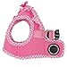 Puppia Vivien Vest Dog Harness Step-in All Season Mesh Cute No Pull No Choke Walking Training for Small Dog, Pink, Medium