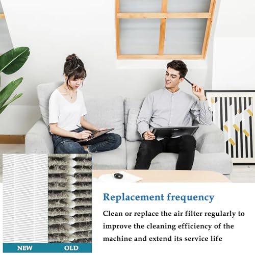 Replacement Filter For Xiaomi Smart Air Purifier 4 Compact, 3 in 1 H13 True HEPA and Activated Carbon Replacement Air Filter, 2 Pack