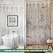 Carttiya Clear Shower Curtain Liner, PEVA Bath Curtain Mildew Resistant Anti-Bacterial Shower Clear Curtain Liner - Non Toxic, Eco-Friendly, No Chemical Odor, 72 x 72
