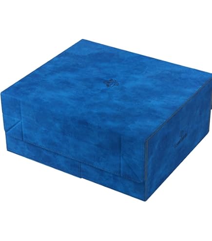 Boîte De Rangement Gamegenic Dungeon 1100+ Convertible Bleue - Pour +1000 Cartes, Collection Complète, Jeux De Société