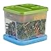 Rubbermaid Green Salad Container Kit, 5.2 Cup Capacity, BPA-Free